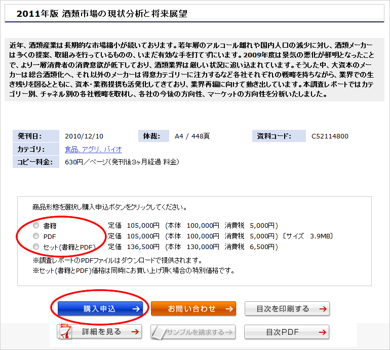 マーケティング資料購入ガイド